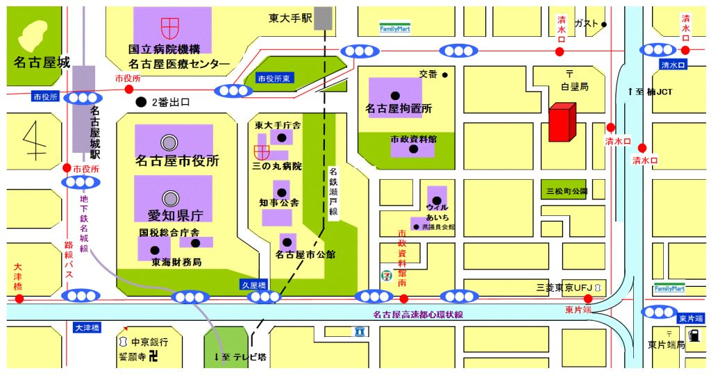 愛知県社会福祉協議会地図